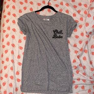 “chill, babe” t-shirt. barely worn.